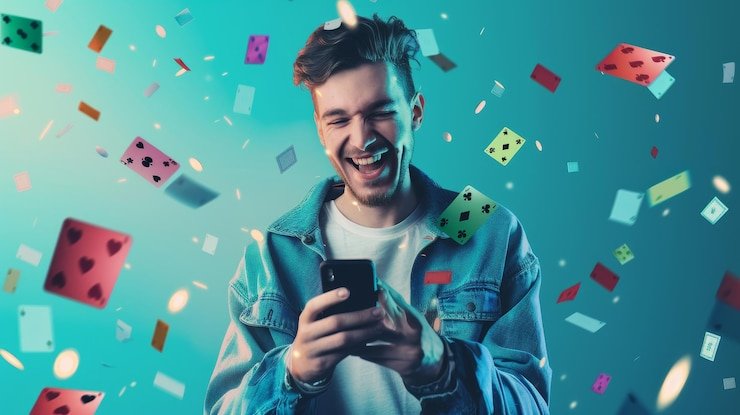 Pengguna memeriksa penarikan dana di mobile